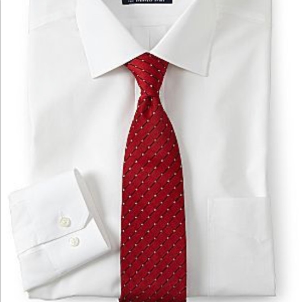 {(4 for $20)} White dress shirt small